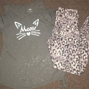 Girls Justice “Meow” outfit